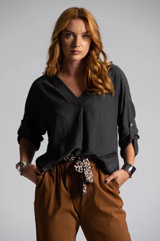 Blouse V Neckline