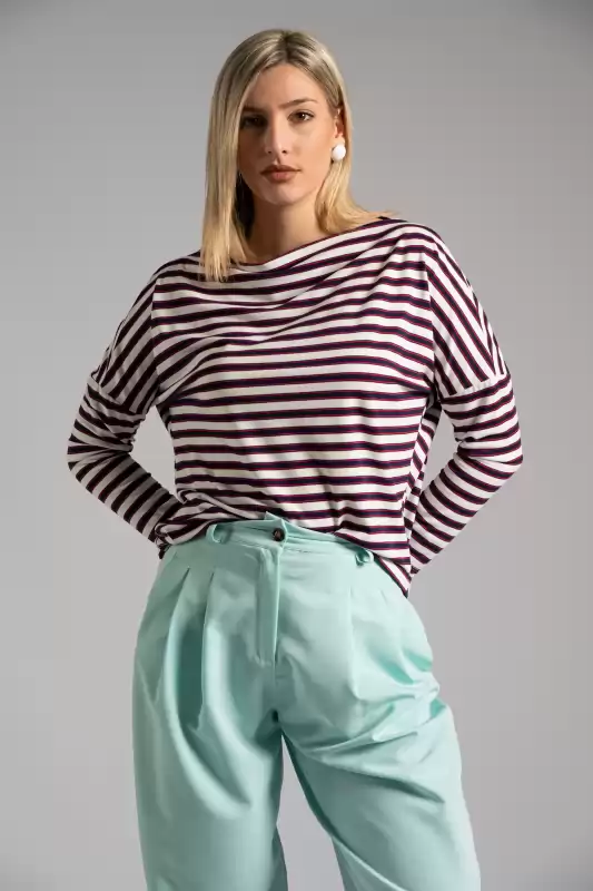 Blouse Smile Stripes 