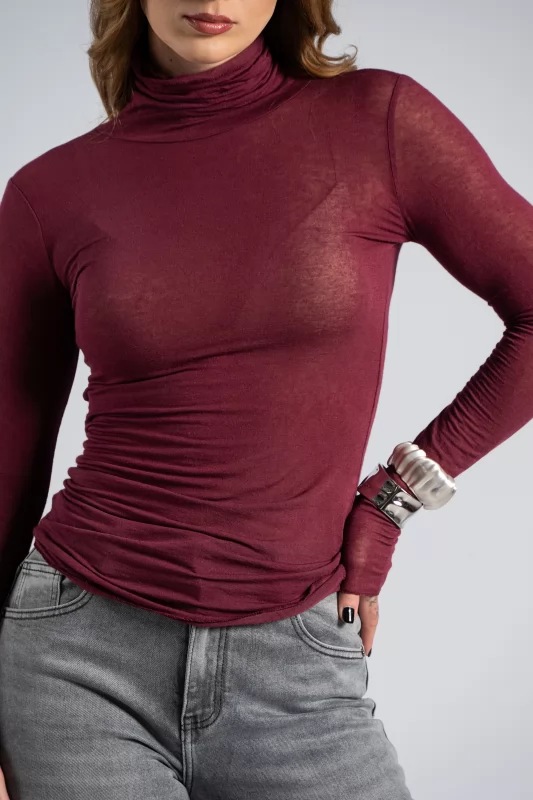 Blouse Turtleneck Basic