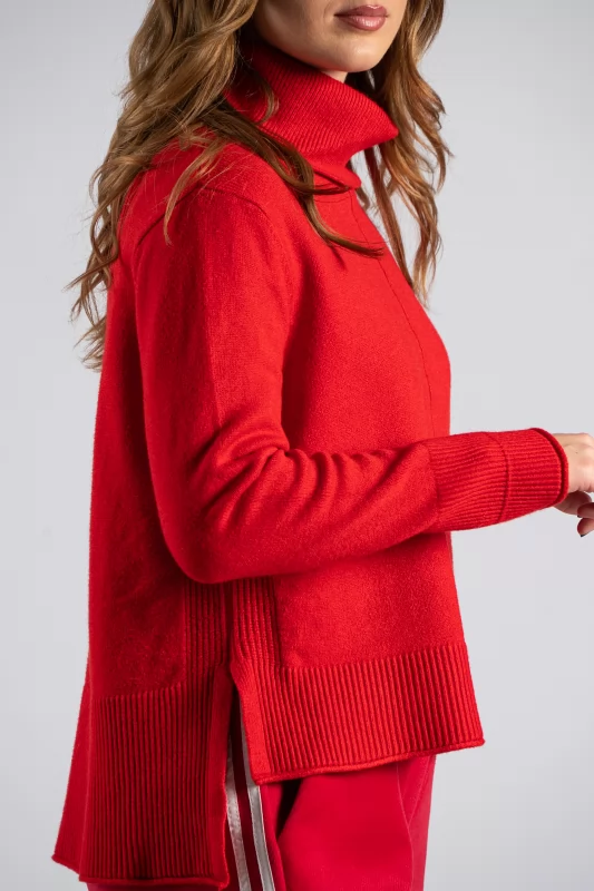 Blouse Turtleneck Outside Seam