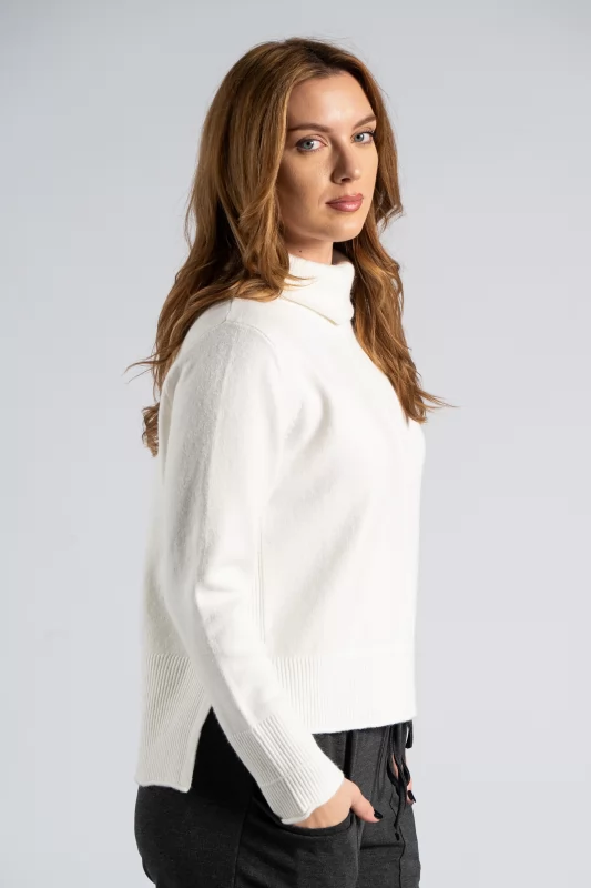 Blouse Turtleneck Outside Seam