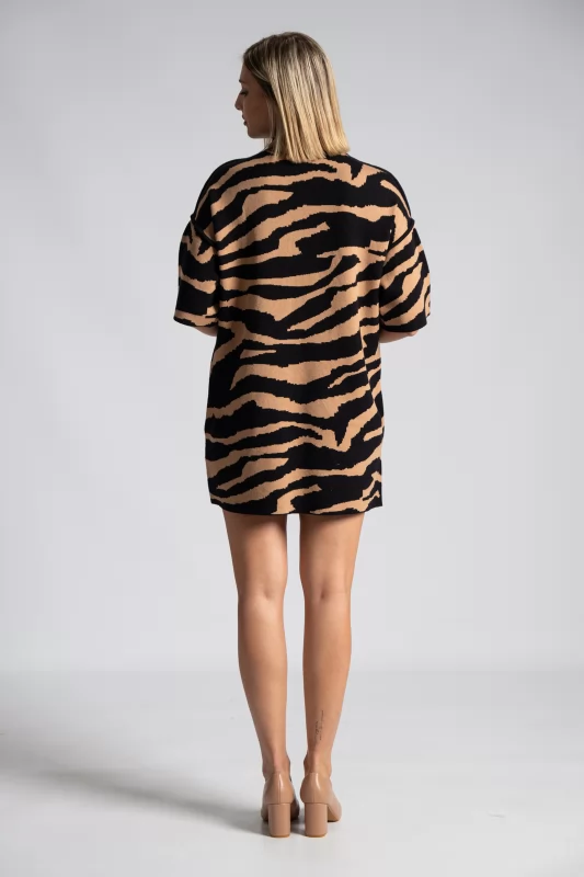 Μπλουζοφόρεμα Lupeto Animal Print