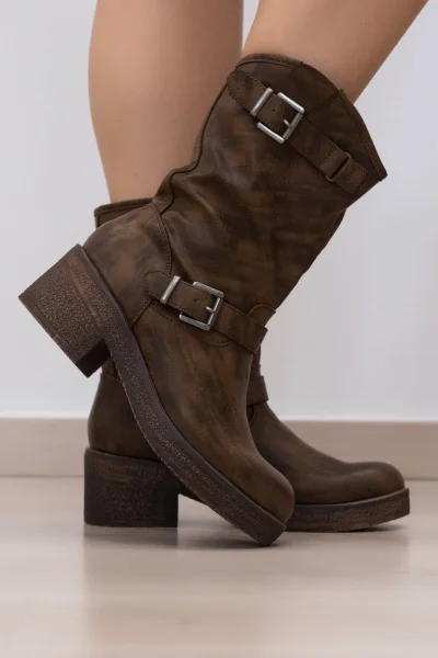 Ankle Bootie Brown