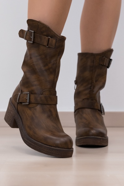 Ankle Bootie Brown