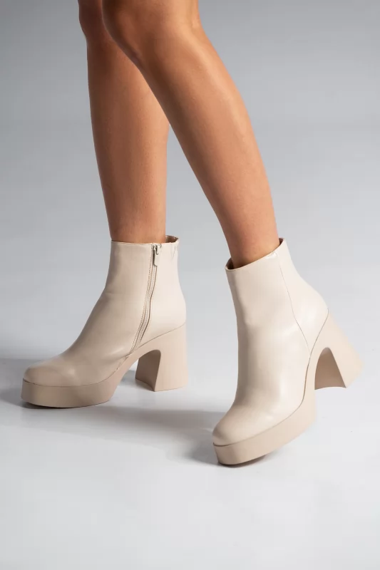 Ankle Boots Square Toe