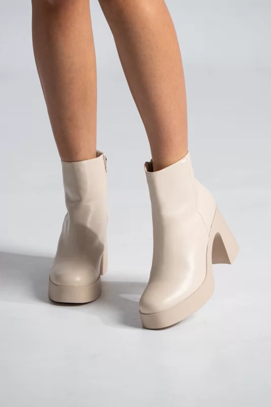 Ankle Boots Square Toe