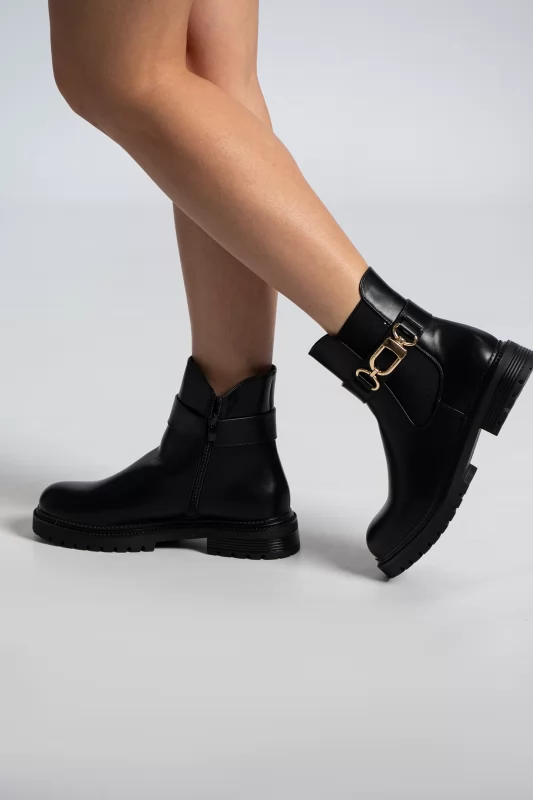 Ankle Boots Buckle