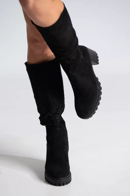 Boots Round Toe Suede