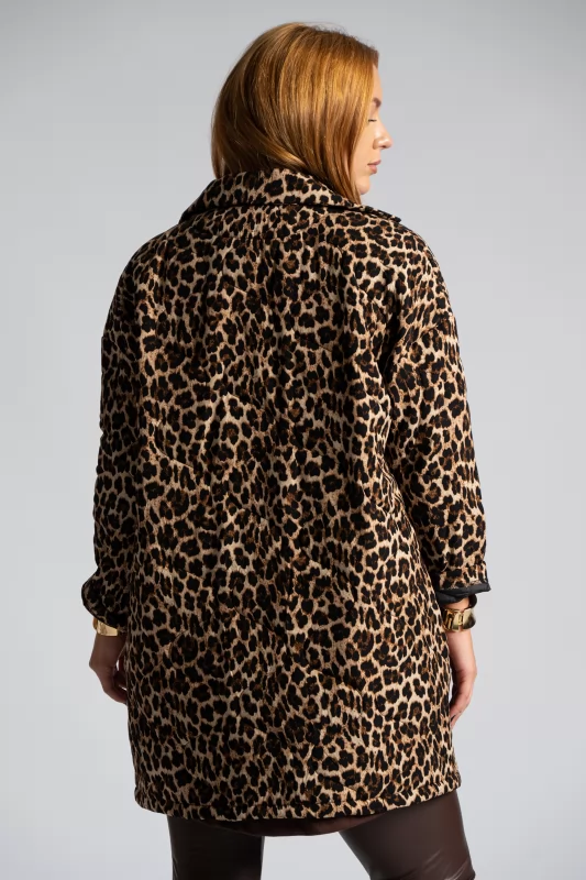 Quilted Jacket Animal Print