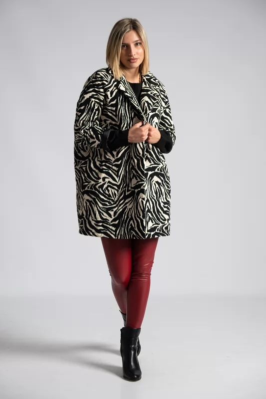 Quilted Jacket Animal Print