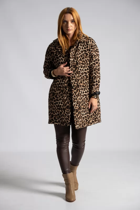 Quilted Jacket Animal Print