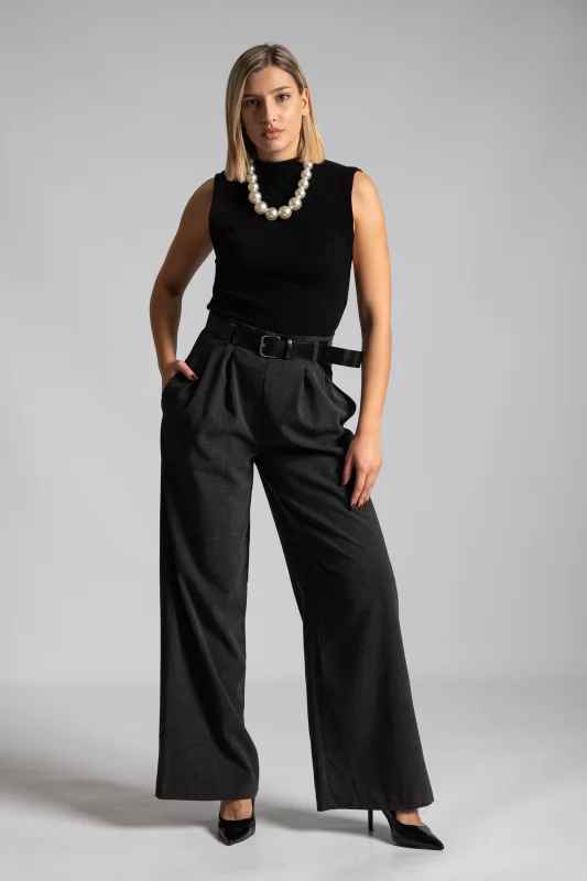 Sleeveless Jumpsuit Rib