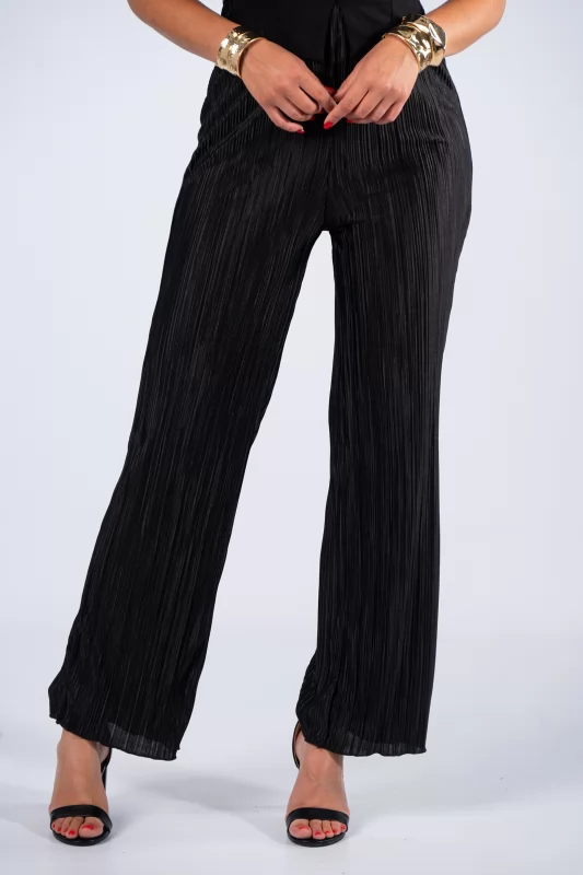 Pleated Jumpsuit Black