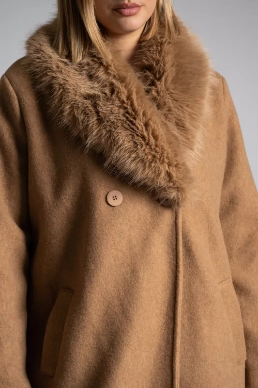 Coat Furry Collar