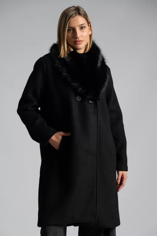 Coat Furry Collar