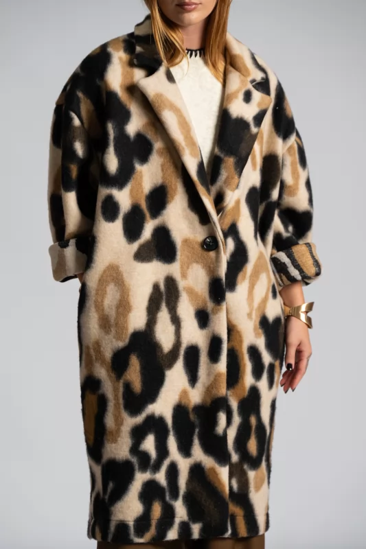 Coat Hyena Print