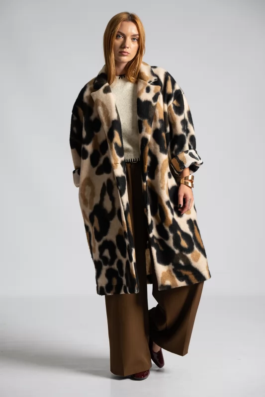 Coat Hyena Print