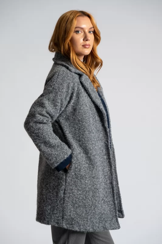 Coat Cardigan Lapel Fluffy