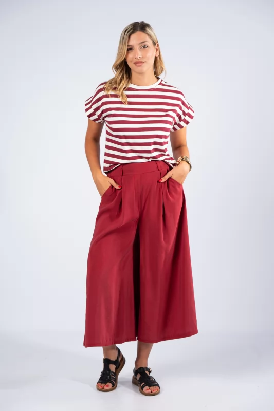 Ankle Pants Burgundy