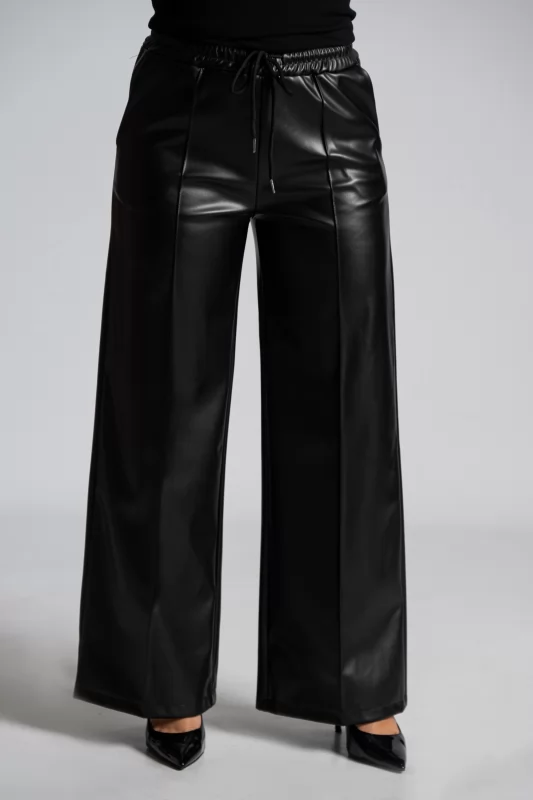 Leatherette Pants Waistband