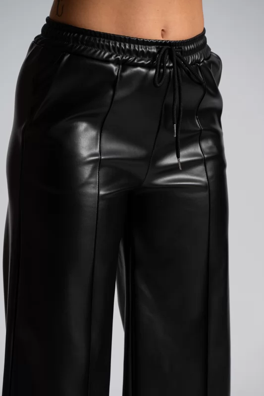 Leatherette Pants Waistband