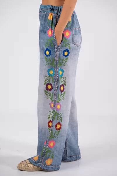 Pants Diane Multicolor-Denim
