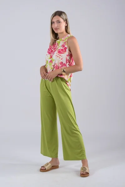 Elastic Pants Lime