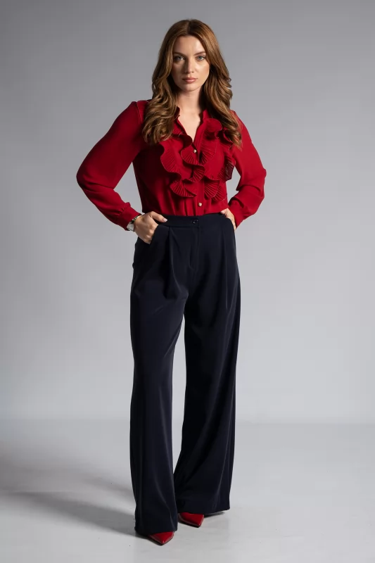 Highwaist Office Pants Pleats