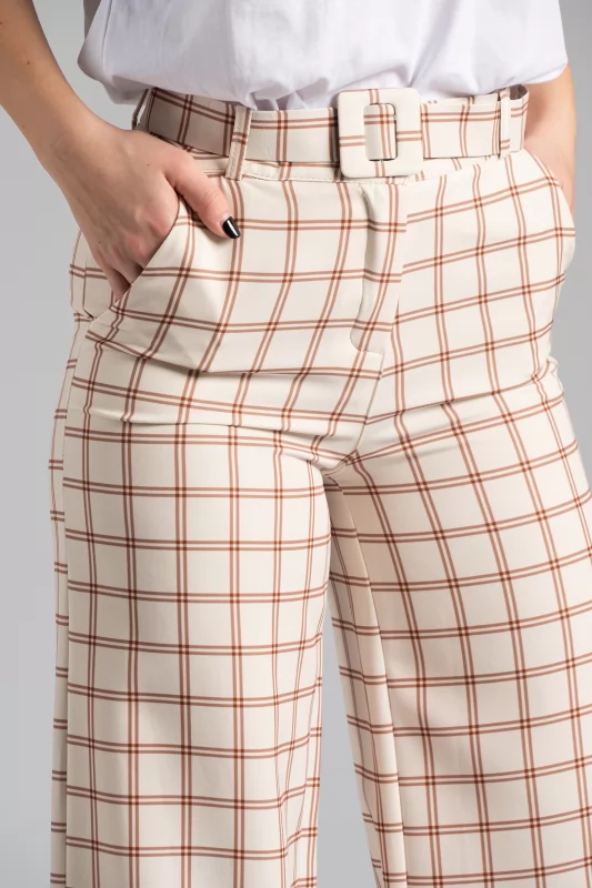 Pantelona Checkered Brown