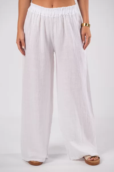 Pants Linen White