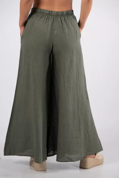 Pants Linen Khaki