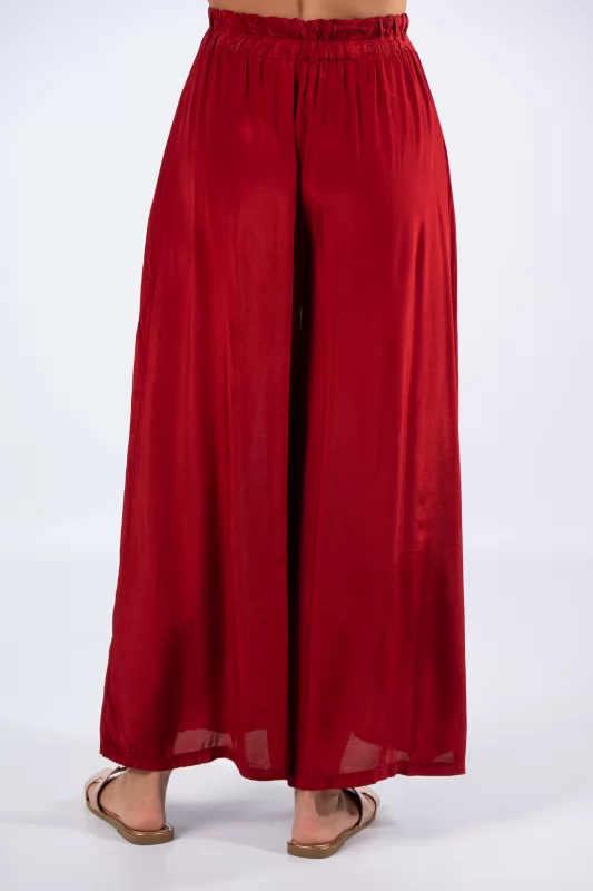 Pants Wine Red