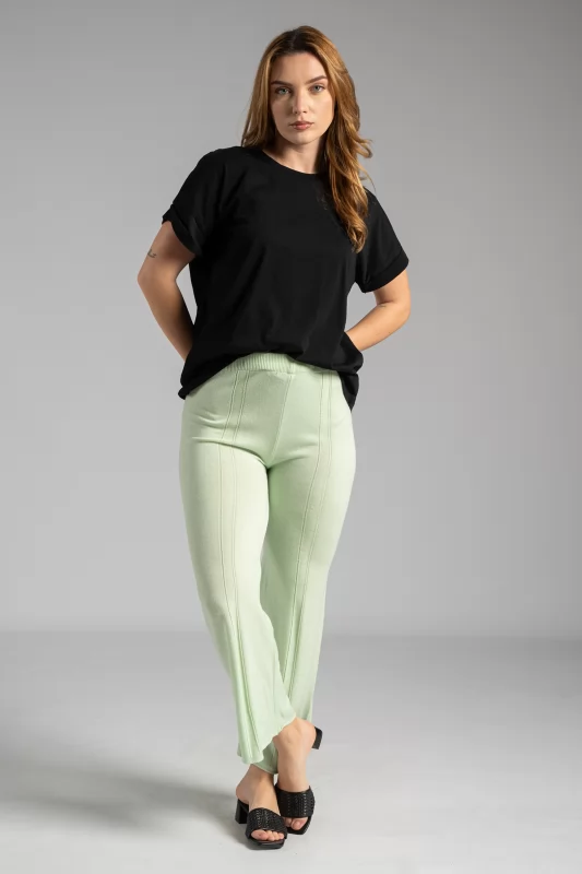 Pants Thin Knit Pistachio