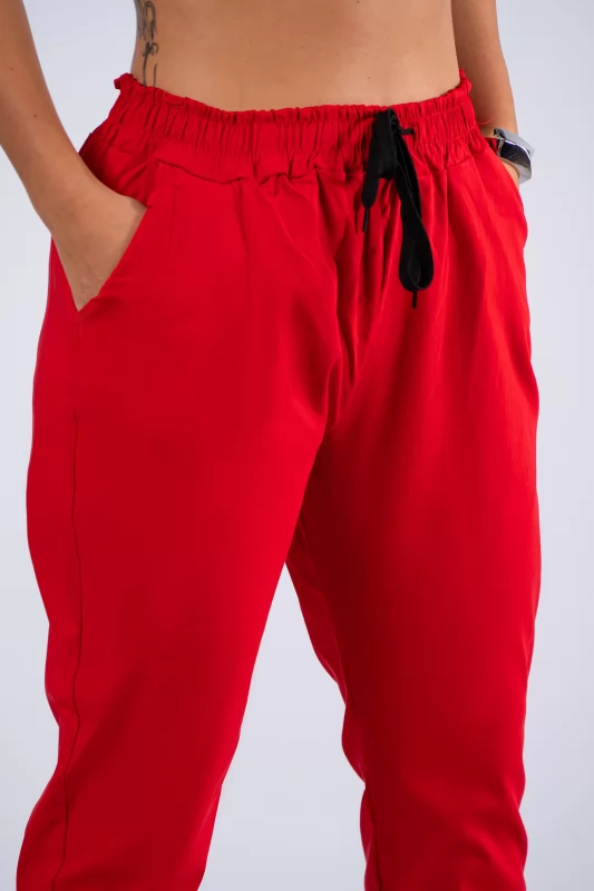 Παντελόνι Chino Oversized Κόκκινο