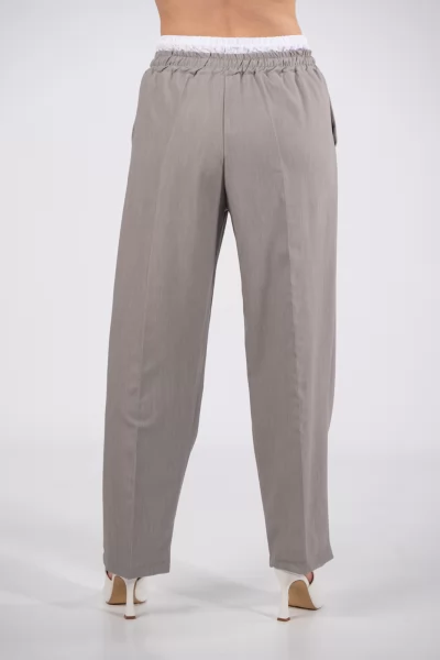 Trousers Double Elastic Grey