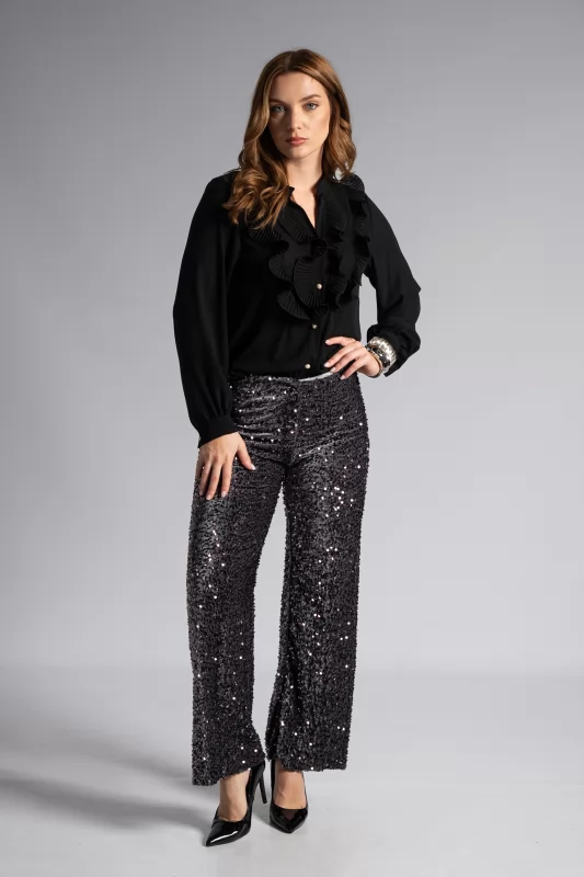 Velvet Pants Sequins