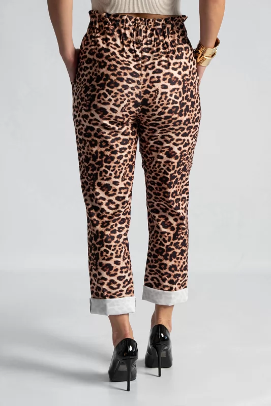 Pants Paperbag Animal Print