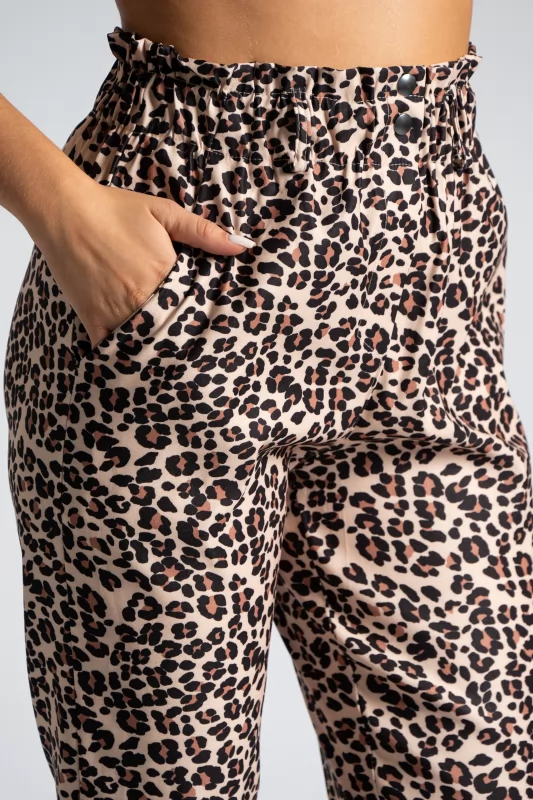 Pants Paperbag Animal Print