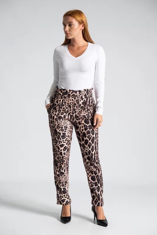 Pants Paperbag Animal Print