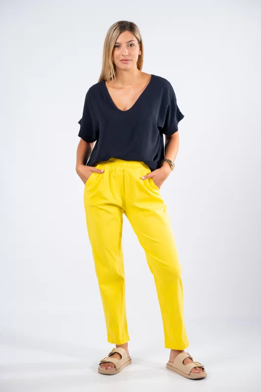 Paperbag Trousers Yellow