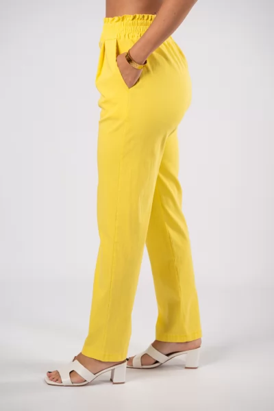 Paperbag Trousers Yellow