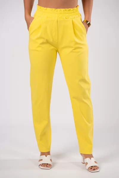 Paperbag Trousers Yellow