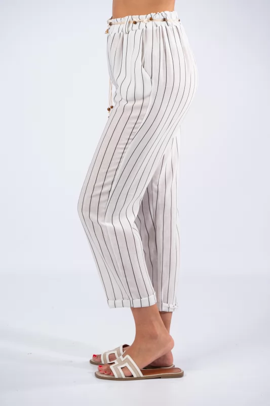 Pants Lepel Stripes White