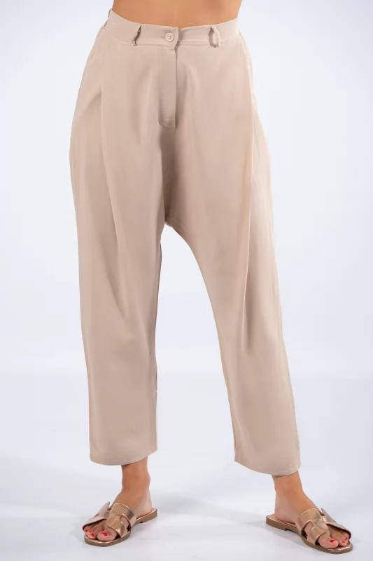 Culotte Trousers Beige