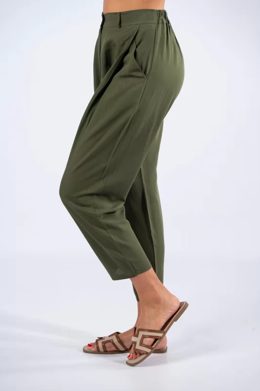 Culotte Trousers Khaki