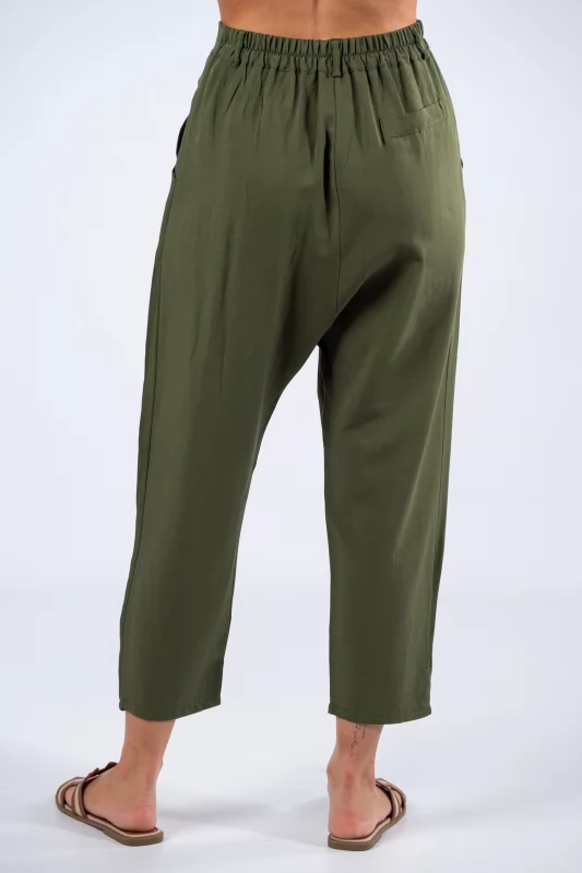 Culotte Trousers Khaki