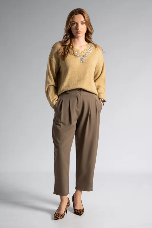 Slouchy Fabric Pants