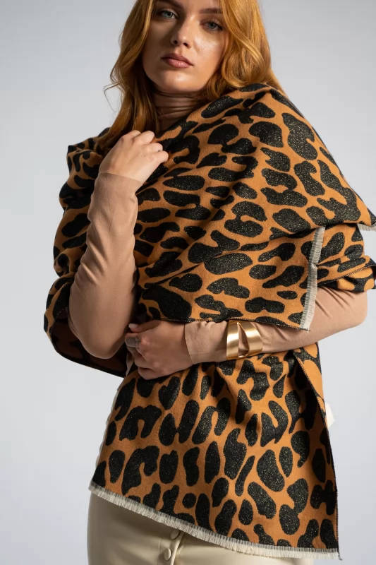 Pashmina Leopar print