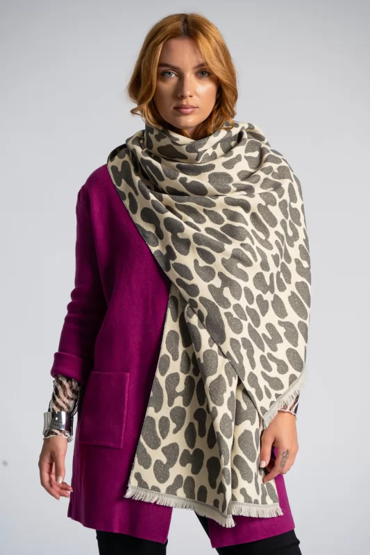 Pashmina Leopar print