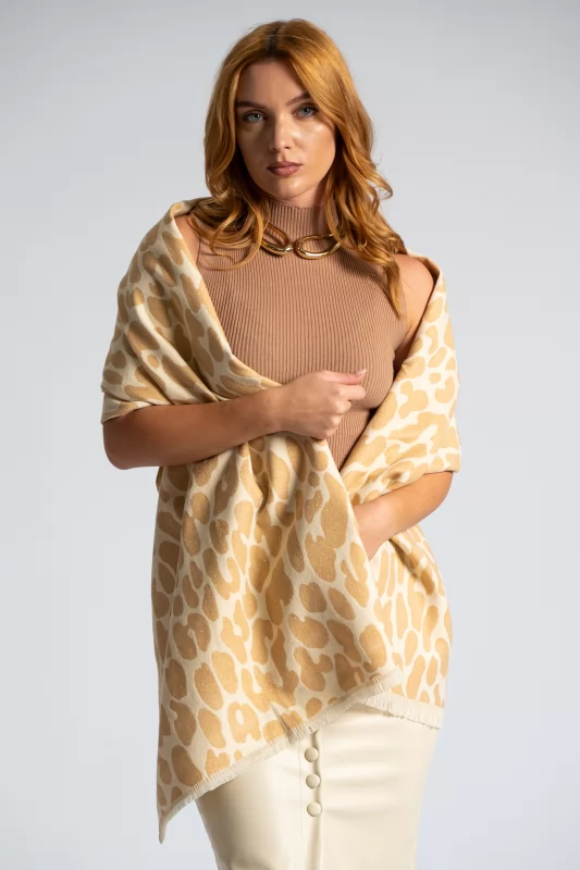 Pashmina Leopar print